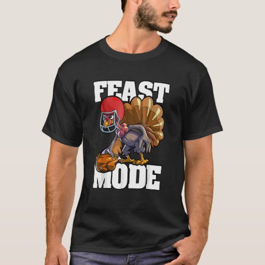 T-shirt Football Thanksgiving Hommes garçons Mode fête Tur (Devant)