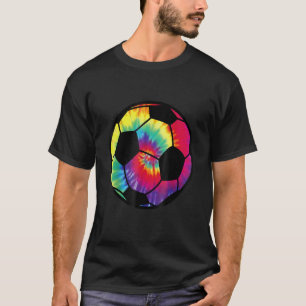 T-shirt Football Tie Dye Arc-en-ciel Garçons Adolescent