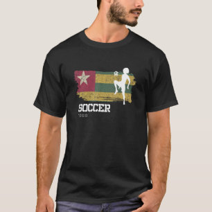 T-shirt Football Togo Drapeau Football Femme Football Fill