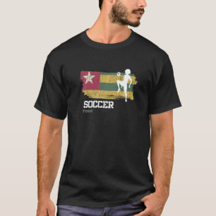 T-shirt Football Togo Drapeau Football Femme Football Fill