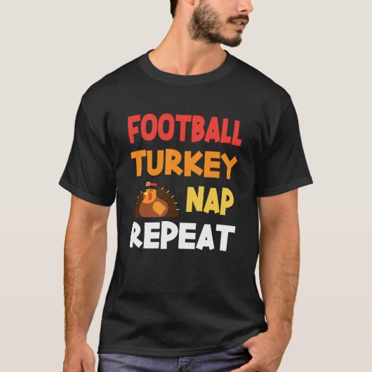 T-shirt Football Turquie Nap Répéter T Chemise (Devant)