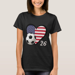 T-shirt Football Usa 2026