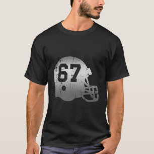 T-shirt Football vintage 67 Jersey Numéro