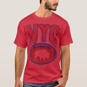 T-shirt Football vintage NYC
