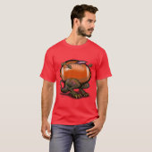T-shirt FootballaSaurus Rex (Devant entier)