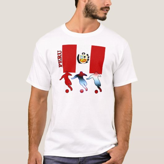 T-shirt Footballeurs péruviens (Devant)