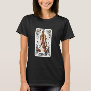 T-shirt Footlong Tarot Card Mystic Hot Dog Weiner 4th de J