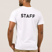 T-shirt Footnotes Staff Shirt (Dos)