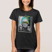 T-shirt For a better world grandpa wild and punk (Devant)
