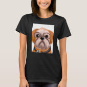 T-shirt For Cute Dog Puppie Fan In Dog Style  1 (Devant)