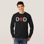 T-shirt For Dad Cute Strawberry Dad (Devant entier)