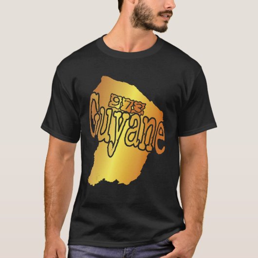T-shirt for Guyanese Map of Guyana 973 (Devant)