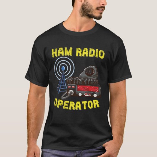 T-shirt For Proud Ham Radio Operator Ham Radio Dad Grandp (Devant)