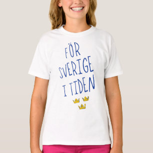 T-shirt För Sverige i Tiden Tee - shirt, Suède Moto