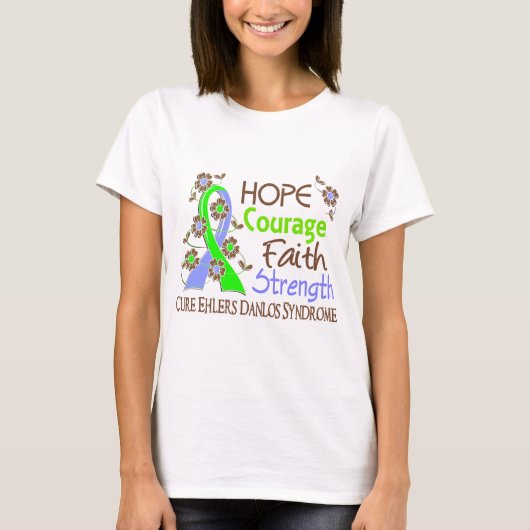 T-shirt Force 3 EDS de foi de courage d'espoir (Devant)