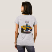 T-shirt Force à travers le sacrifice gris (Dos entier)