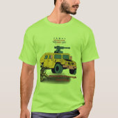T-shirt Force à travers le sacrifice lime (Devant)