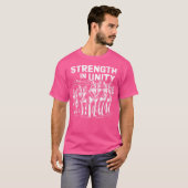 T-shirt Force Dans Le Lien Unité Du Pack Wolf Wolves (Devant entier)