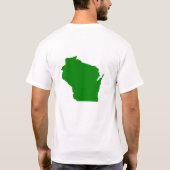 T-shirt Force de grève le Wisconsin, - Steven Hyde (Dos)