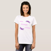 T-shirt Force de la foi Courage Dragonfly Chemise (Devant entier)