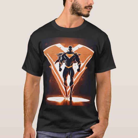 T-shirt "Force des superhéros" (Devant)