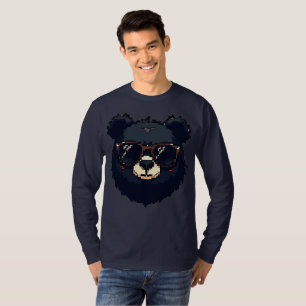 T-shirt Force du pixel de l'ours noir