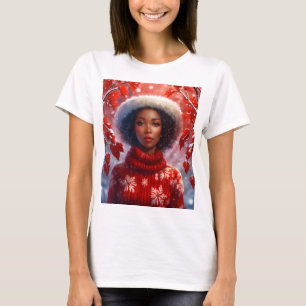 T-shirt "Force durable - Femme Afrocentrique