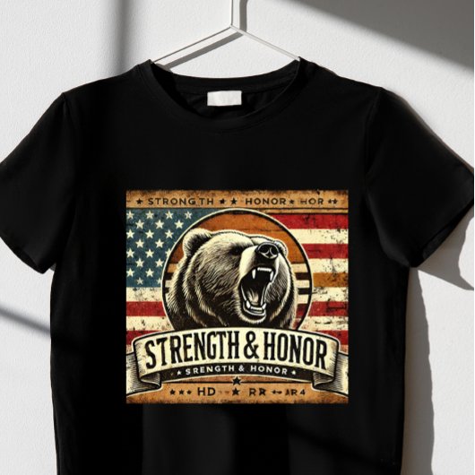 T-shirt Force et honneur. nous