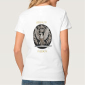 T-shirt Force et liberté de l'aigle (Dos)