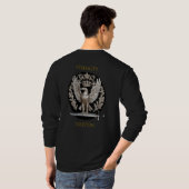 T-shirt Force et liberté de l'aigle (Dos entier)