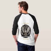 T-shirt Force et liberté de l'aigle (Dos entier)