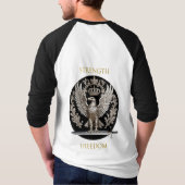 T-shirt Force et liberté de l'aigle (Dos)