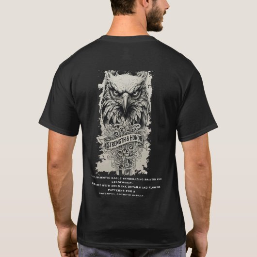 T-shirt force & honneur (Dos)