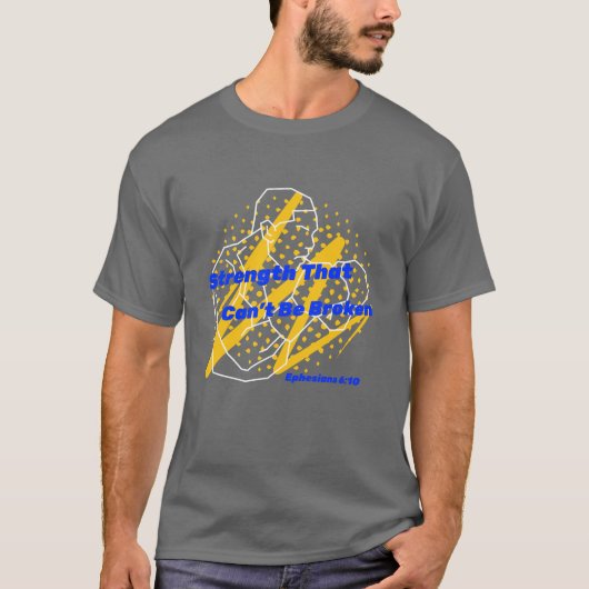 T-shirt Force impossible à briser | Athlètes chrétiens (Devant)