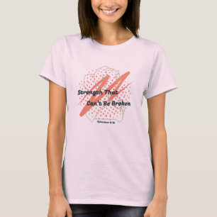 T-shirt Force impossible à briser Athlètes chrétiens