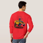T-shirt Force par le sacrifice rouge (Dos entier)
