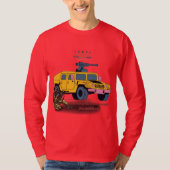 T-shirt Force par le sacrifice rouge (Devant)