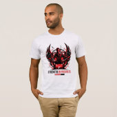 T-shirt Force Rouge En Progrès - Motivation de Gym pour Sq (Devant entier)
