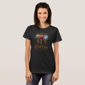 T-shirt Force spartiate Honneur Discipline Motivation (Devant entier)