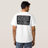 T-shirt Forces de Berlin USA (Dos entier)