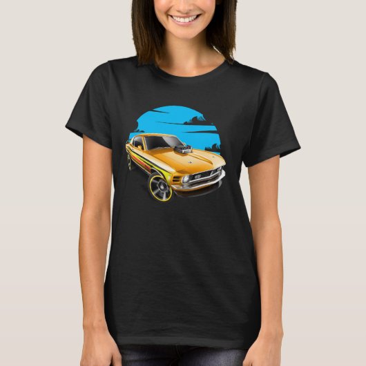 T-shirt ford mustang (Devant)