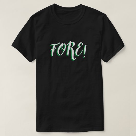 T-shirt FORE Golf (Design devant)