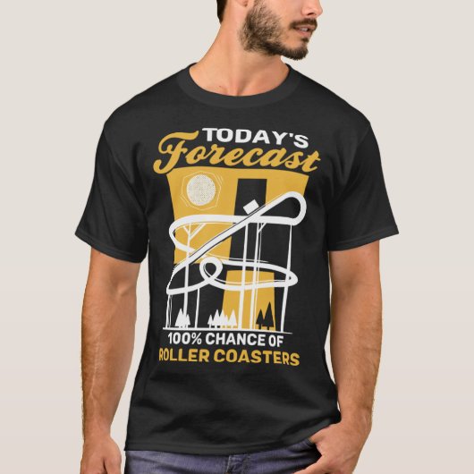 T-shirt Forecast Roller Coaster (Devant)