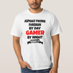 T-shirt Foreman de pavage d'asphalte par Joueur de jour pa