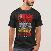 T-shirt Forensic Psychology Forensic Detective Forensic Sc (Devant)