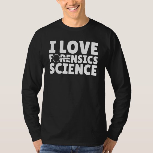 T-shirt Forensic Science Lab Crime Investigator Forensic S (Devant)