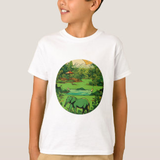 T-shirt"Forest Elephant Design T-shirt