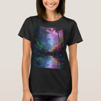 T-shirt Forest Fairy by the Lake