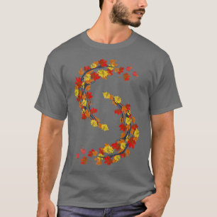 T-shirt Forest Tree Leaves Autumn Nature Leaves Colorful F