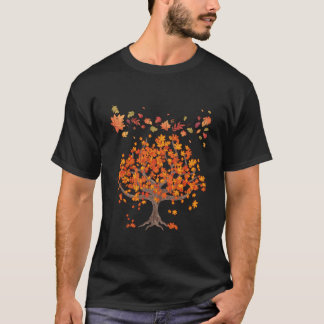 T-shirt Forest Trees Autumn Leaves Nature Fall